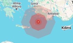 Akdeniz'de meydana gelen 6 büyüklüğündeki deprem Kıbrıs'ta hissedildi!