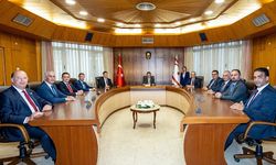 UBP-DP-YDP hükümeti  “Halka Hizmet Yolunda Üç Yıl”  basın toplantısı düzenliyor