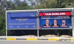 Yırtılan billboardlar yeniden asıldı
