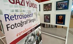 Gazi Yüksel’in Retrospektif sergisi Ercan Havalimanı’nda açıldı