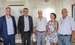 Erhürman, Çeler ve Balcı'dan Angolemli’ye ziyaret