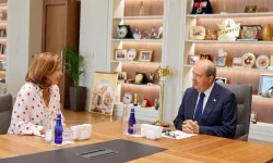 Cumhurbaşkanı Tatar, BM Genel Sekreteri Kıbrıs Kişisel Temsilcisi Holguín’i kabul etti