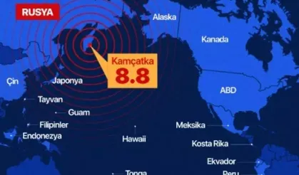 Tsunami Rusya'daki kasabayı sular altında bıraktı! Dünya alarmda: Kıyılardan uzak durun