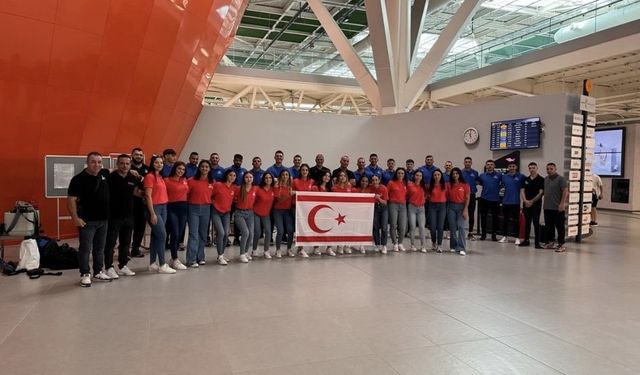 KKTC Hentbol Federasyonu büyük kadın ve erkek sporcuları Kosova yolcusu