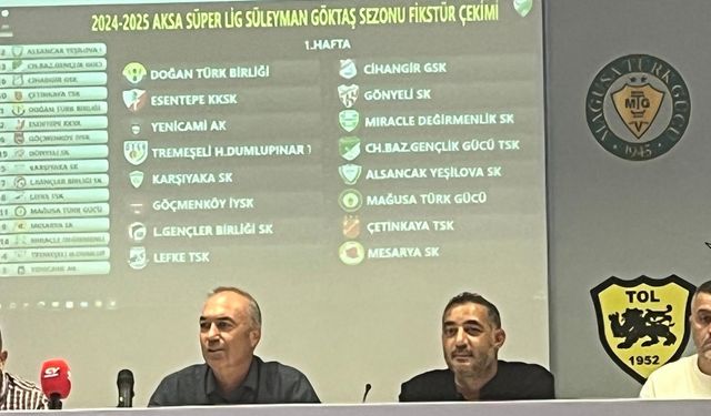 Aksa Süper Lig ve Aksa 1.Lig Süleyman Göktaş Sezonu'nun Fikstürü Belli Oldu