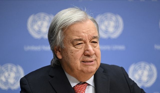 Guterres,  yazılı açıklama yaptı