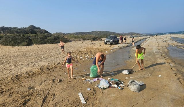 Dipkarpaz Milli Parkı’nda karavan sorunu büyüyor: Sahiller çöplüğe döndü