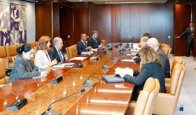 Cumhurbaşkanı Ersin Tatar, BM Genel Sekreteri Antonio Guterres ile görüştü