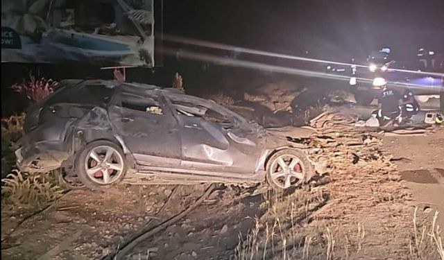 Girne-Tatlısu ana yolunda feci kaza: 24 yaşındaki araç sürücüsü olay yerinde yaşamını yitirdi!