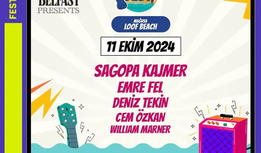 Kıbrıs Müzik Festivali 11 Ekim’de kapılarını açıyor!