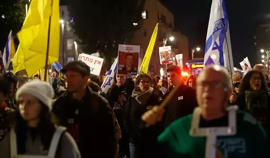 Savaş yarın bitebilir... Tel Aviv'de protesto... 'Netanyahu istifa'