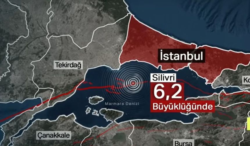 SON DAKİKA! İstanbul'da şiddetli deprem!