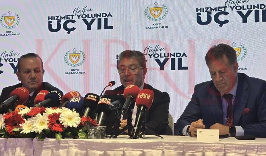Başbakan Üstel: Lafla değil, işle yola devam ediyoruz