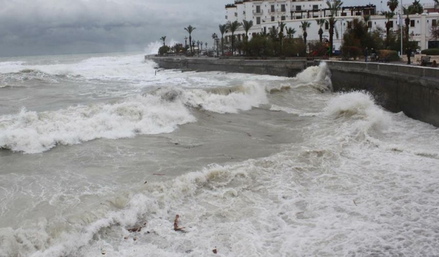 Meteorolojiden “7” kuvvetinde fırtınamsı rüzgar uyarısı