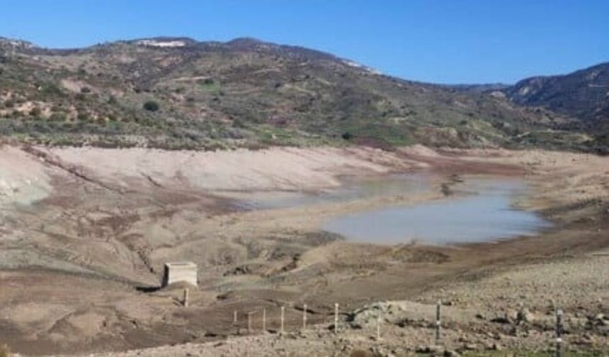 Güney Kıbrıs’taki barajlarda doluluk oranı kritik seviyede