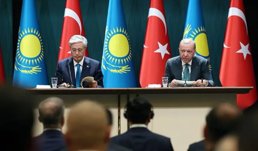 Türkiye ile Kazakistan'ın ortak bildirisinde Kıbrıs Türklerinin haklarına saygı vurgusu