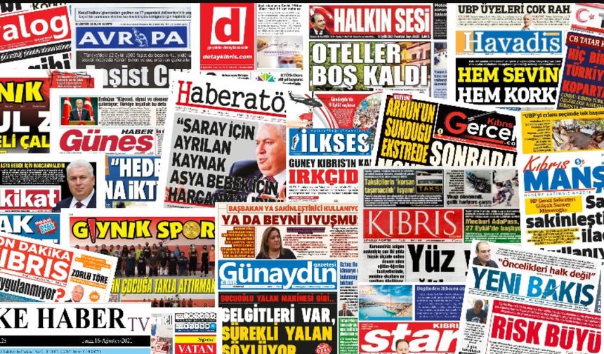 13 Ekim 2025 Gazete Manşetleri